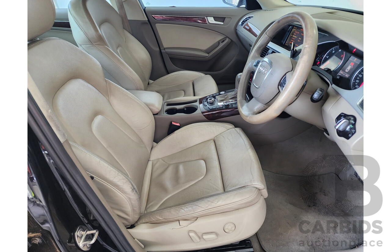 5/2010 Audi A4 3.0 TDI Quattro B8 (8K) MY11 4d Sedan Black 3.0L