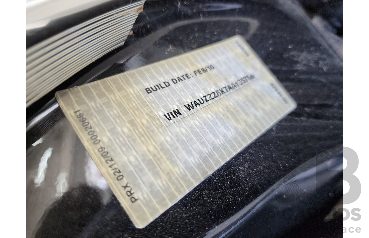 5/2010 Audi A4 3.0 TDI Quattro B8 (8K) MY11 4d Sedan Black 3.0L