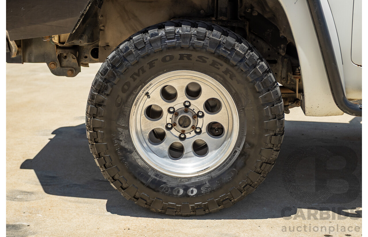 3/2009 Nissan Patrol DX (4x4) GU MY08 Leaf C/Chas White Turbo Diesel 3.0L