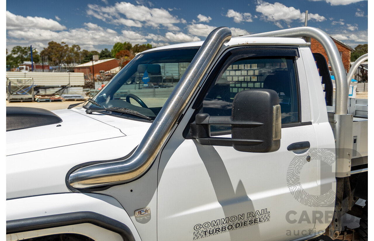 3/2009 Nissan Patrol DX (4x4) GU MY08 Leaf C/Chas White Turbo Diesel 3.0L