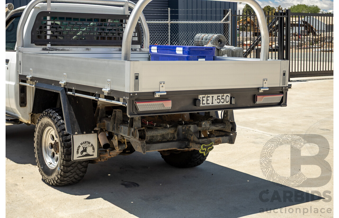 3/2009 Nissan Patrol DX (4x4) GU MY08 Leaf C/Chas White Turbo Diesel 3.0L