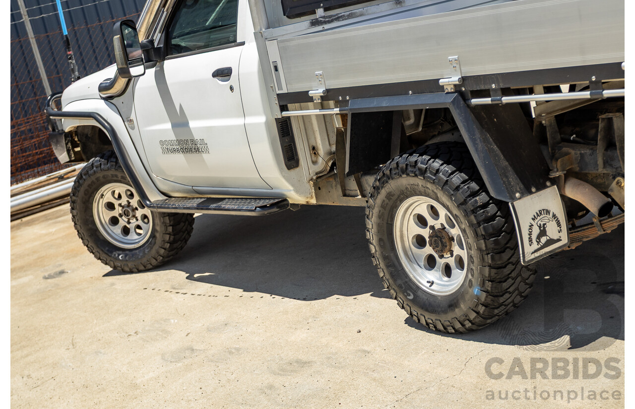 3/2009 Nissan Patrol DX (4x4) GU MY08 Leaf C/Chas White Turbo Diesel 3.0L