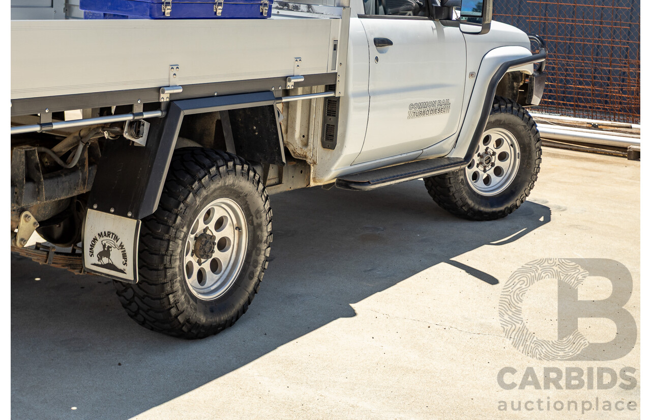 3/2009 Nissan Patrol DX (4x4) GU MY08 Leaf C/Chas White Turbo Diesel 3.0L