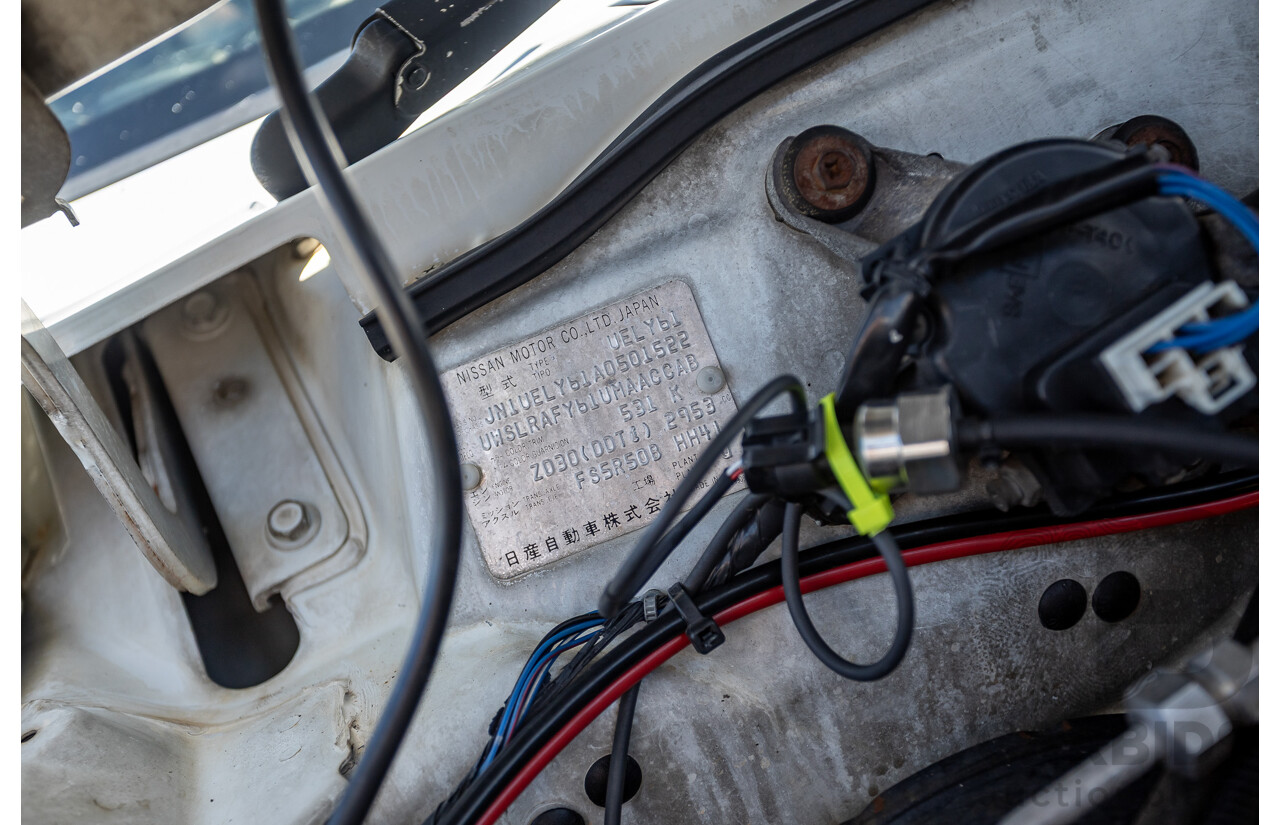 3/2009 Nissan Patrol DX (4x4) GU MY08 Leaf C/Chas White Turbo Diesel 3.0L