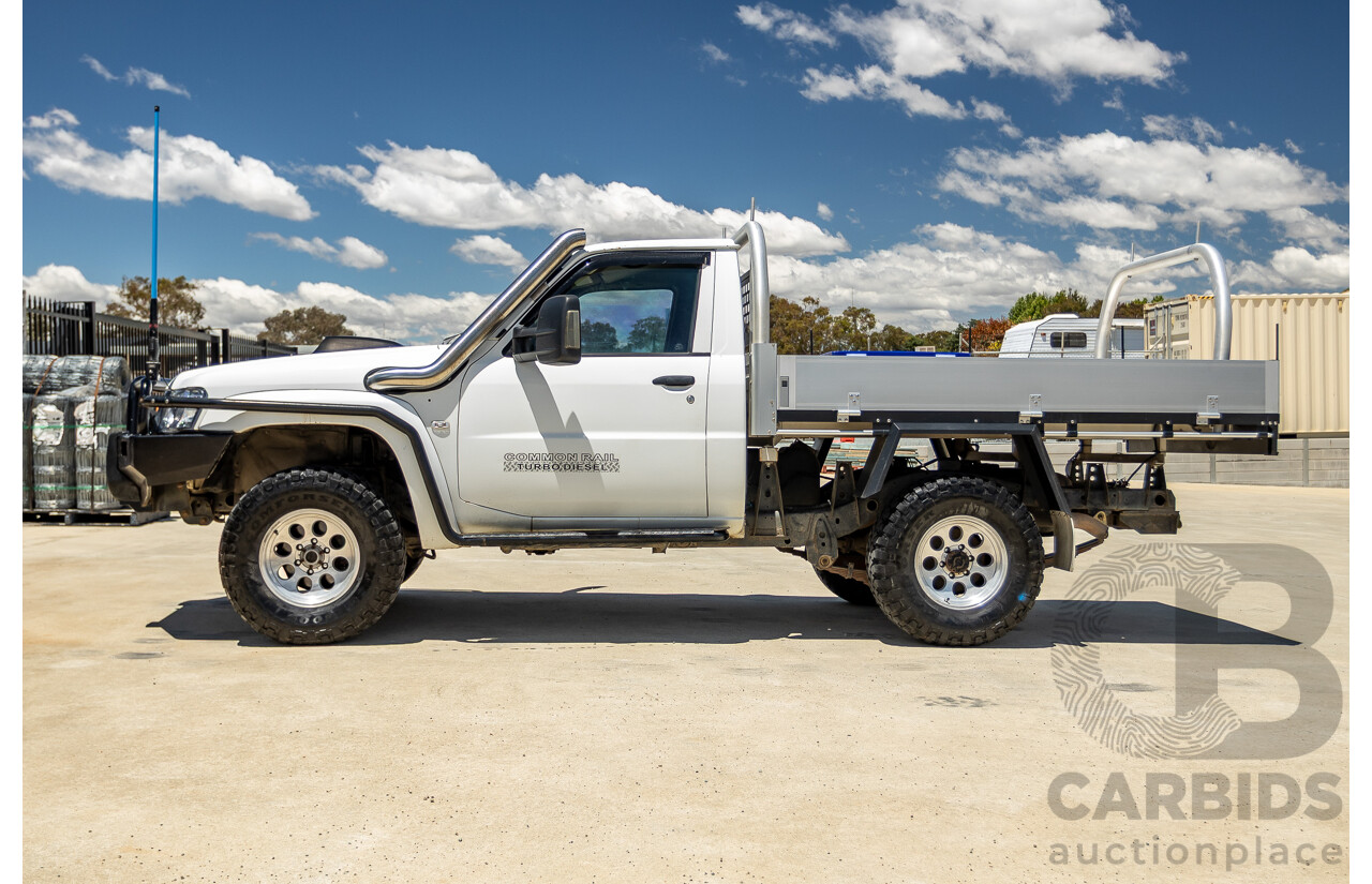 3/2009 Nissan Patrol DX (4x4) GU MY08 Leaf C/Chas White Turbo Diesel 3.0L