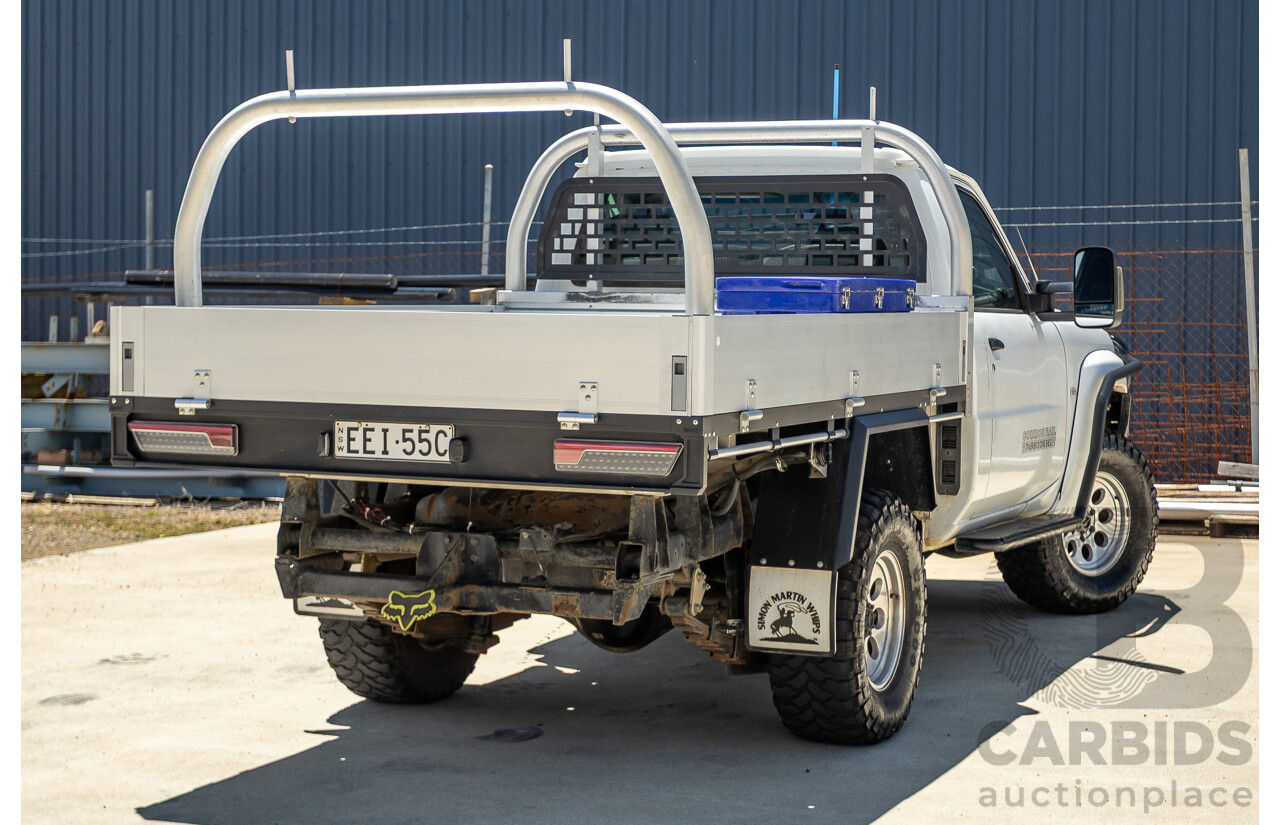 3/2009 Nissan Patrol DX (4x4) GU MY08 Leaf C/Chas White Turbo Diesel 3.0L