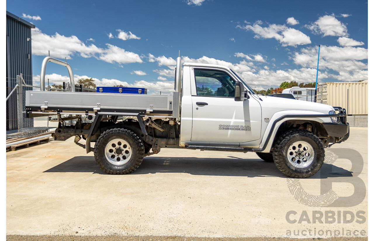 3/2009 Nissan Patrol DX (4x4) GU MY08 Leaf C/Chas White Turbo Diesel 3.0L