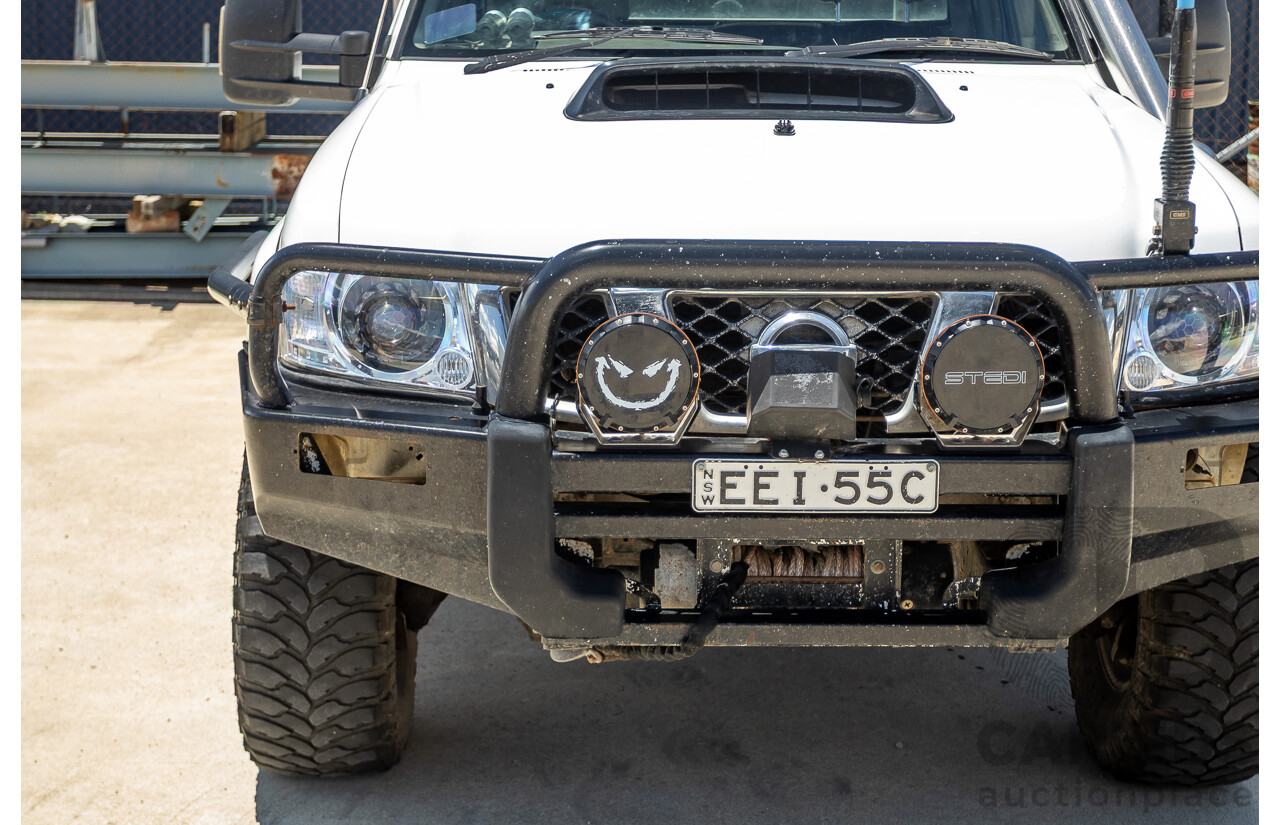 3/2009 Nissan Patrol DX (4x4) GU MY08 Leaf C/Chas White Turbo Diesel 3.0L