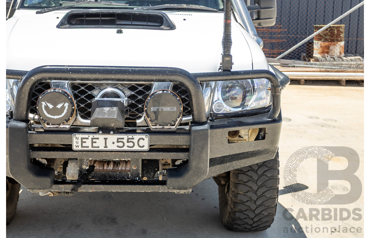 3/2009 Nissan Patrol DX (4x4) GU MY08 Leaf C/Chas White Turbo Diesel 3.0L