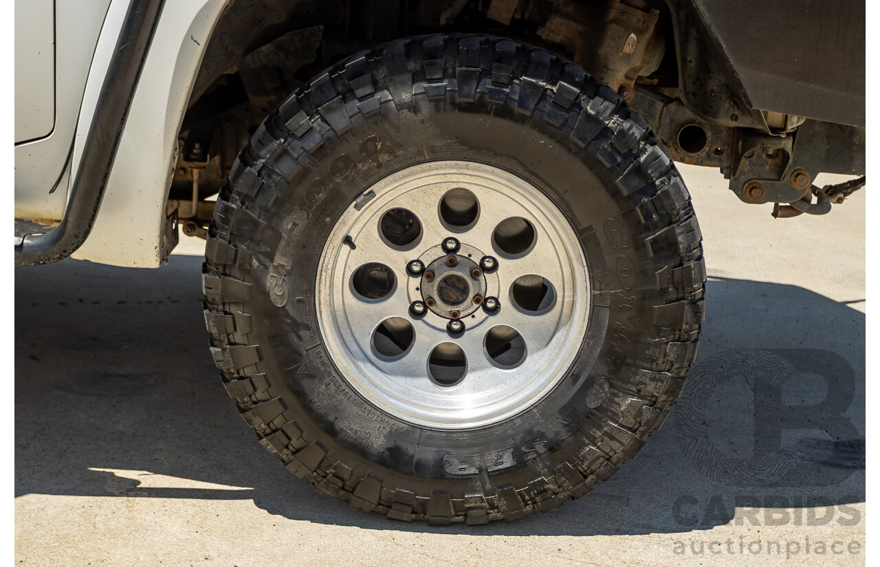 3/2009 Nissan Patrol DX (4x4) GU MY08 Leaf C/Chas White Turbo Diesel 3.0L