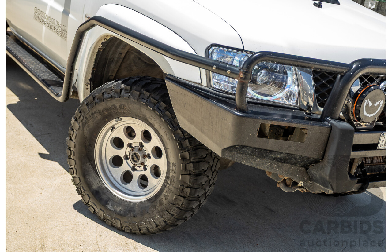 3/2009 Nissan Patrol DX (4x4) GU MY08 Leaf C/Chas White Turbo Diesel 3.0L