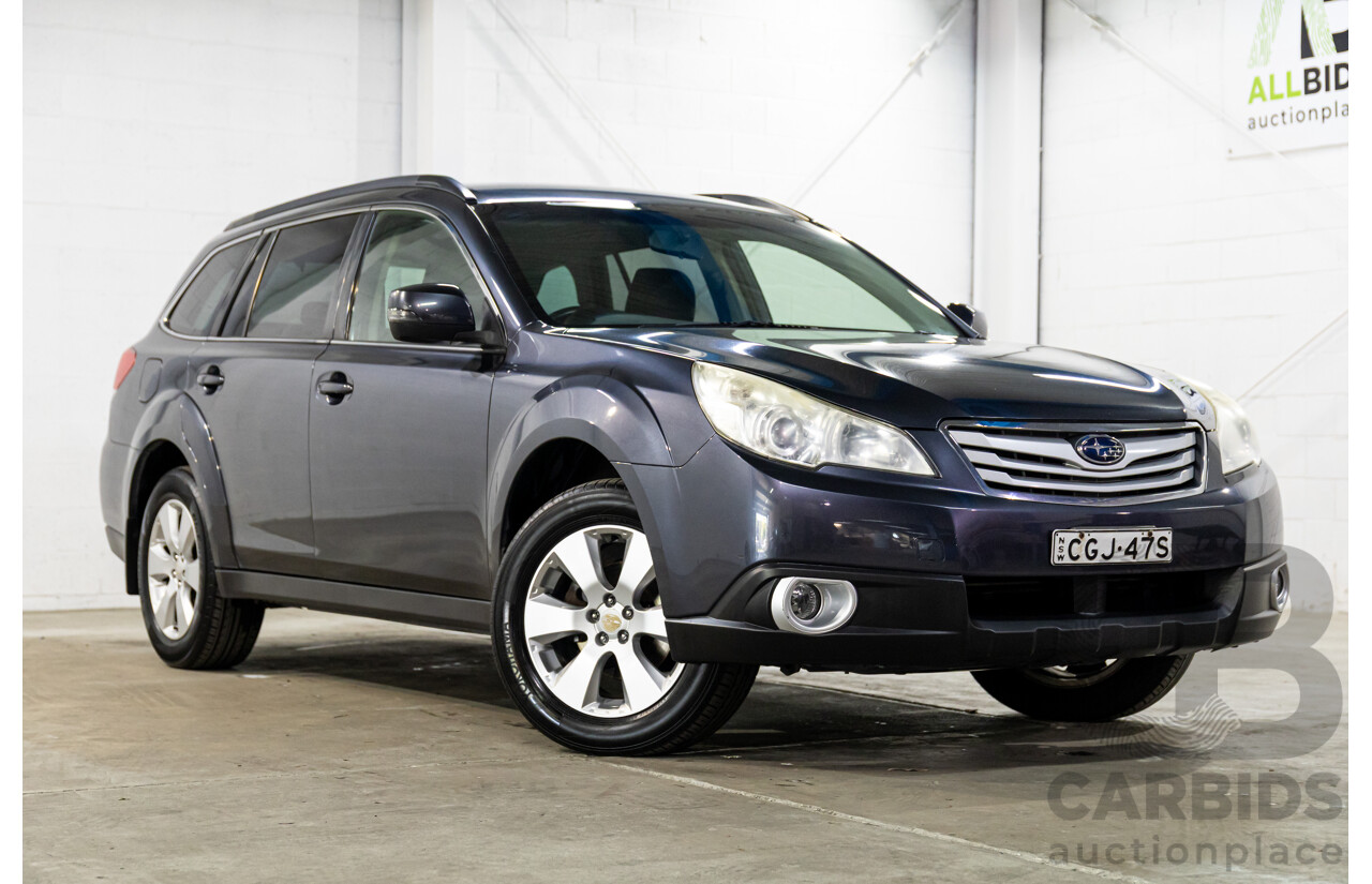 5/2012 Subaru Outback 2.5i MY12 4d Wagon Dark Grey Metallic 2.5L