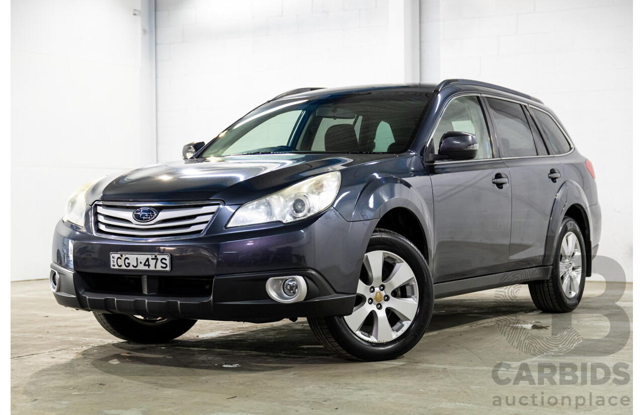 5/2012 Subaru Outback 2.5i MY12 4d Wagon Dark Grey Metallic 2.5L
