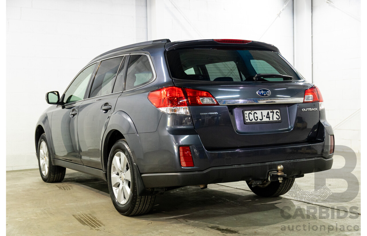 5/2012 Subaru Outback 2.5i MY12 4d Wagon Dark Grey Metallic 2.5L