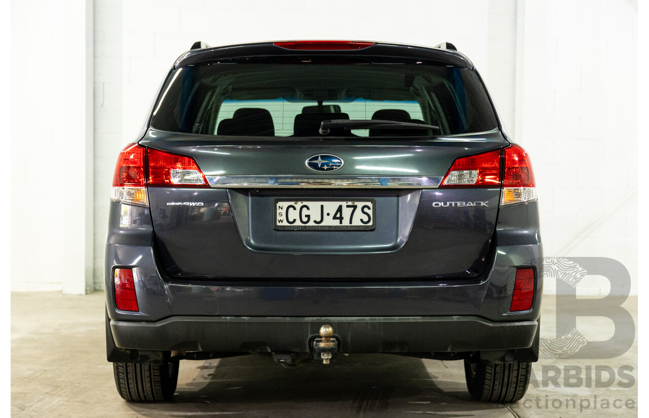 5/2012 Subaru Outback 2.5i MY12 4d Wagon Dark Grey Metallic 2.5L