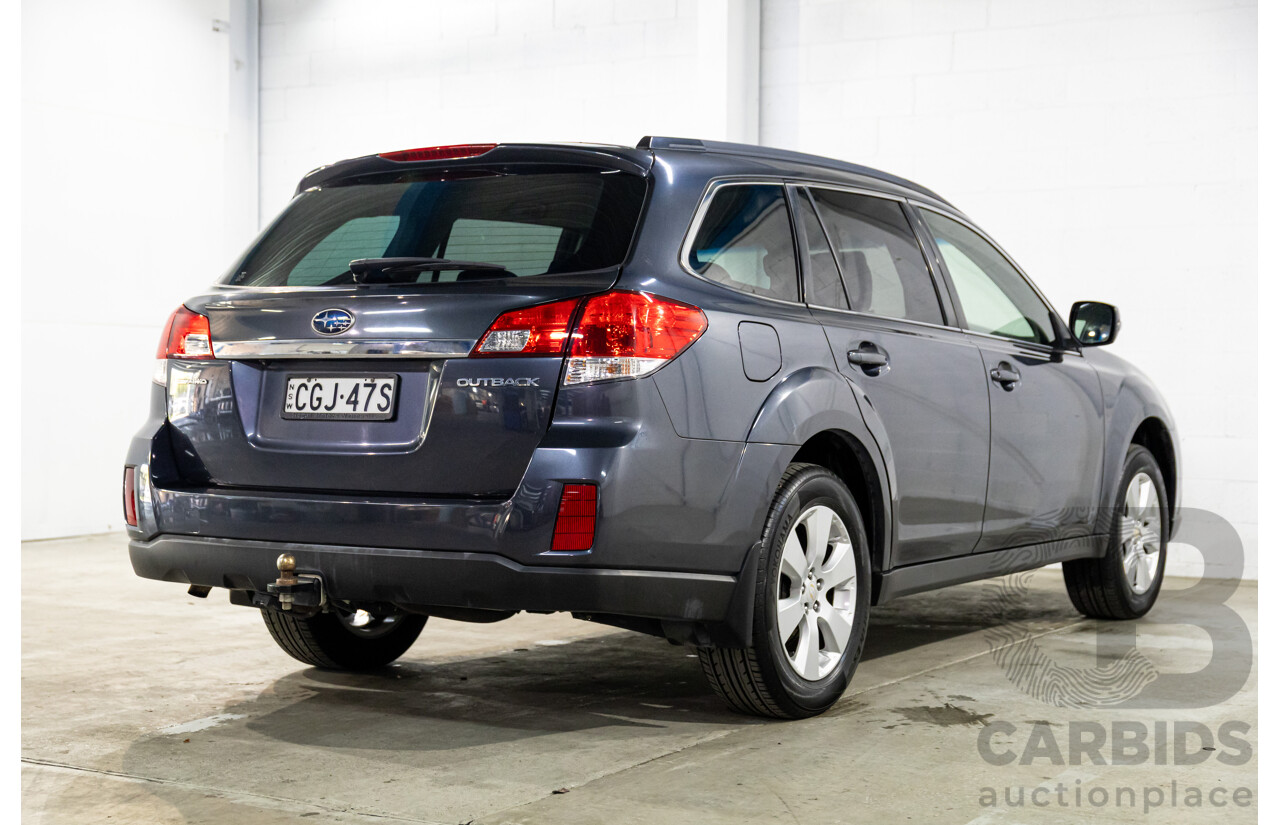 5/2012 Subaru Outback 2.5i MY12 4d Wagon Dark Grey Metallic 2.5L