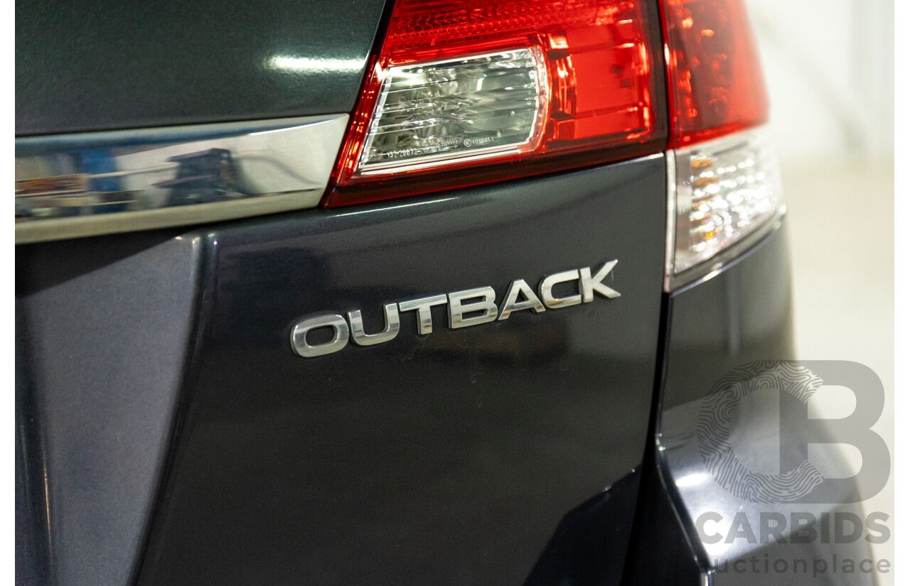 5/2012 Subaru Outback 2.5i MY12 4d Wagon Dark Grey Metallic 2.5L