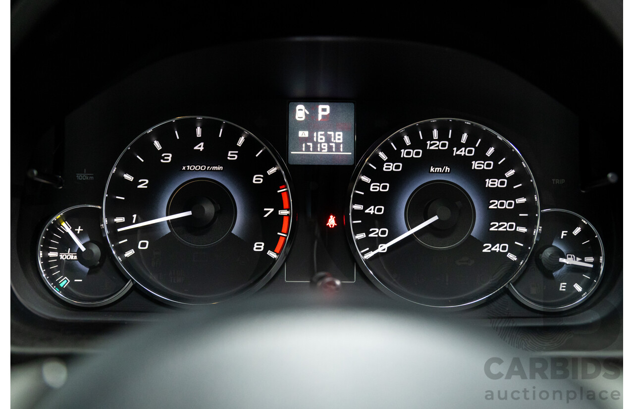 5/2012 Subaru Outback 2.5i MY12 4d Wagon Dark Grey Metallic 2.5L