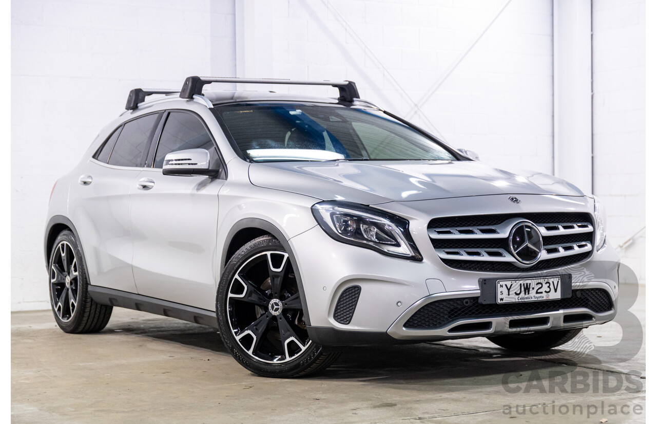 07/2017 Mercedes-Benz GLA 250 4MATIC (AWD) X156 MY18 4d Wagon Polar Silver Metallic Turbo 2.0L