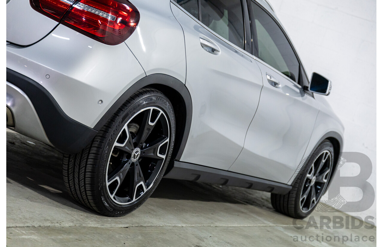 07/2017 Mercedes-Benz GLA 250 4MATIC (AWD) X156 MY18 4d Wagon Polar Silver Metallic Turbo 2.0L