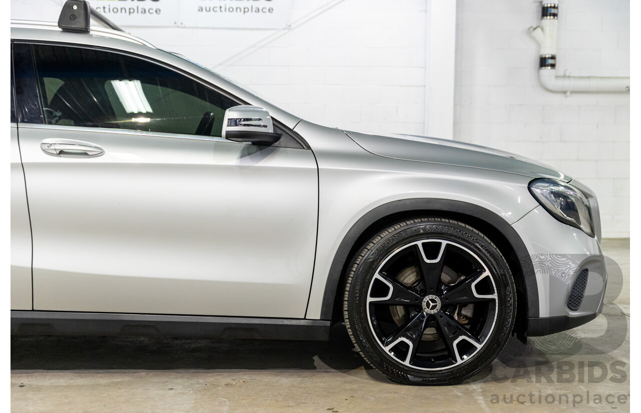 07/2017 Mercedes-Benz GLA 250 4MATIC (AWD) X156 MY18 4d Wagon Polar Silver Metallic Turbo 2.0L