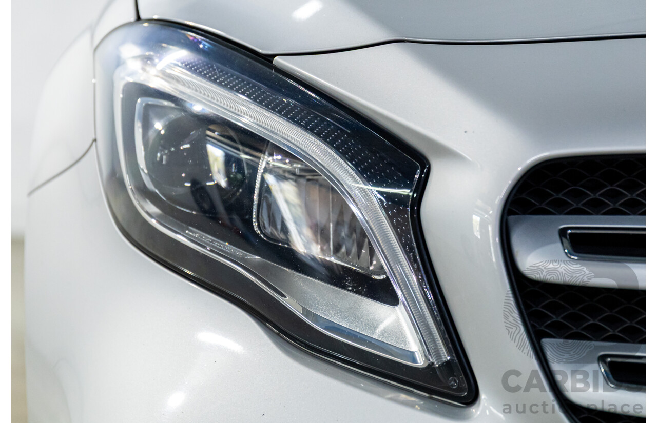 07/2017 Mercedes-Benz GLA 250 4MATIC (AWD) X156 MY18 4d Wagon Polar Silver Metallic Turbo 2.0L