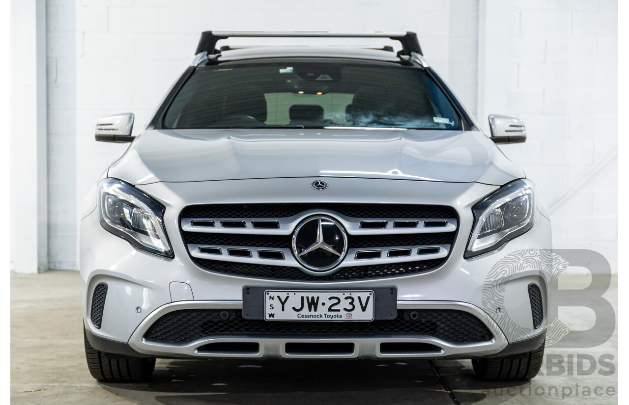 07/2017 Mercedes-Benz GLA 250 4MATIC (AWD) X156 MY18 4d Wagon Polar Silver Metallic Turbo 2.0L