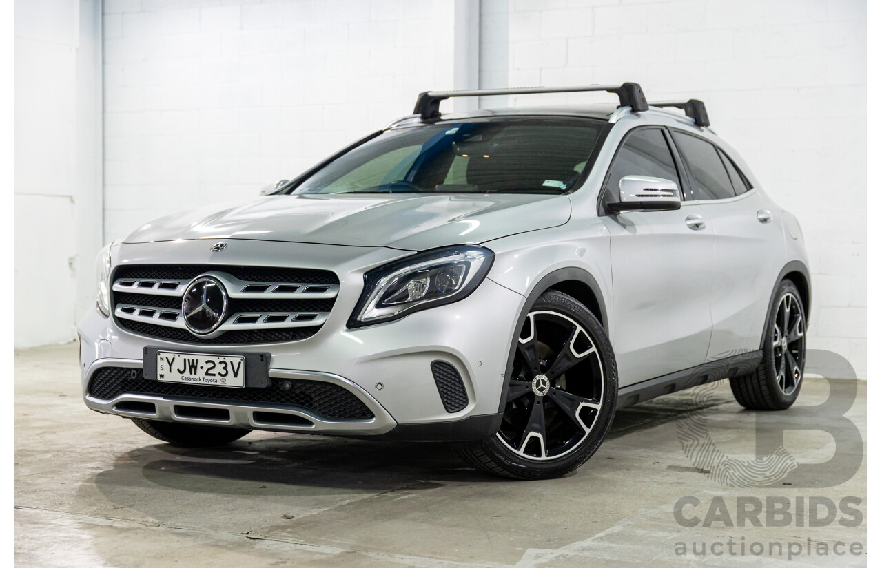 07/2017 Mercedes-Benz GLA 250 4MATIC (AWD) X156 MY18 4d Wagon Polar Silver Metallic Turbo 2.0L