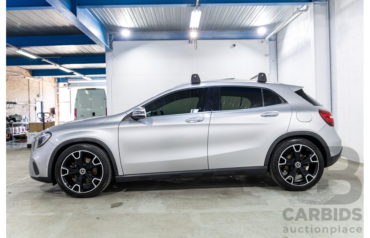 07/2017 Mercedes-Benz GLA 250 4MATIC (AWD) X156 MY18 4d Wagon Polar Silver Metallic Turbo 2.0L