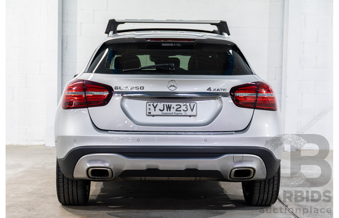 07/2017 Mercedes-Benz GLA 250 4MATIC (AWD) X156 MY18 4d Wagon Polar Silver Metallic Turbo 2.0L