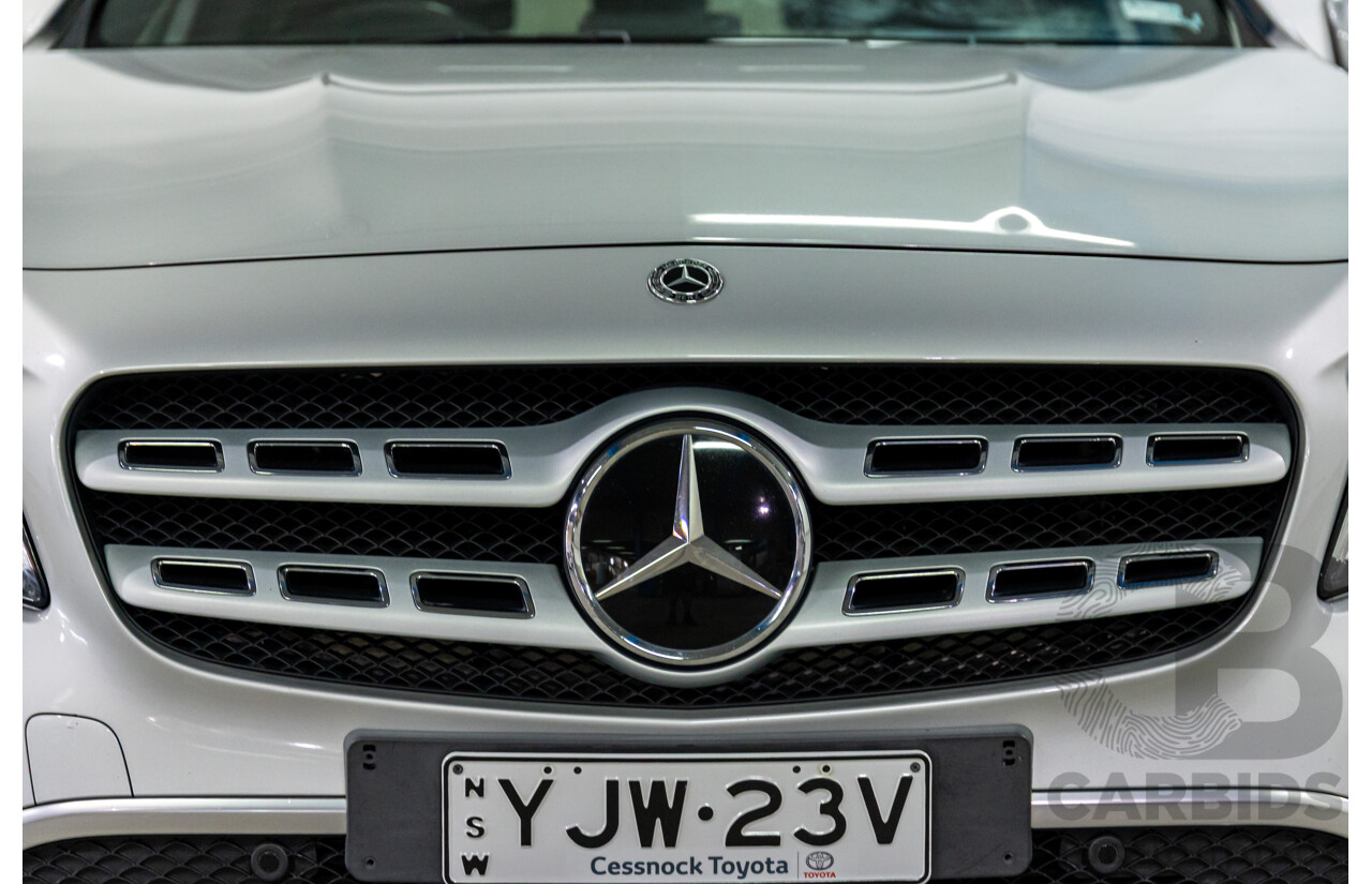 07/2017 Mercedes-Benz GLA 250 4MATIC (AWD) X156 MY18 4d Wagon Polar Silver Metallic Turbo 2.0L