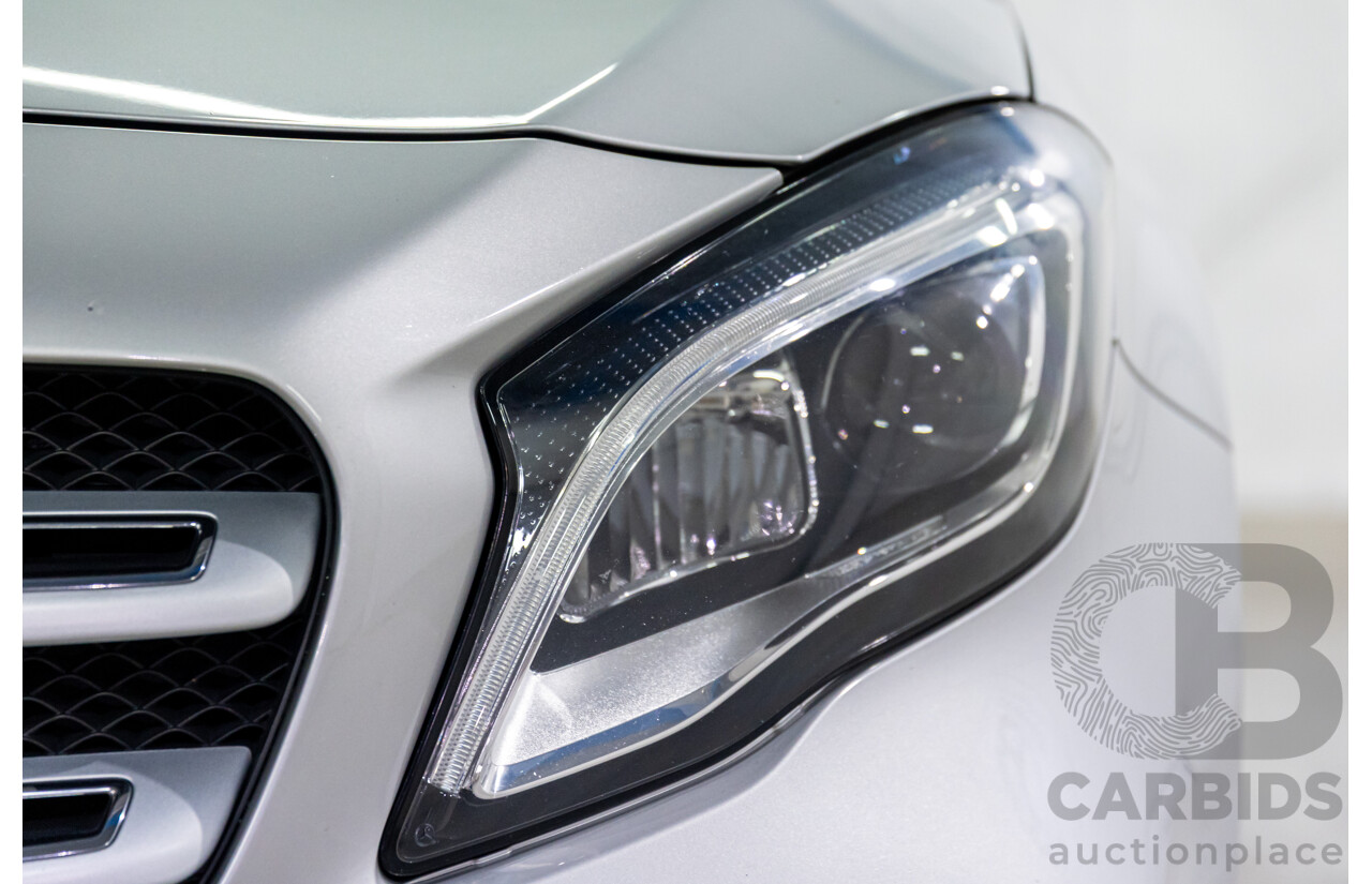 07/2017 Mercedes-Benz GLA 250 4MATIC (AWD) X156 MY18 4d Wagon Polar Silver Metallic Turbo 2.0L