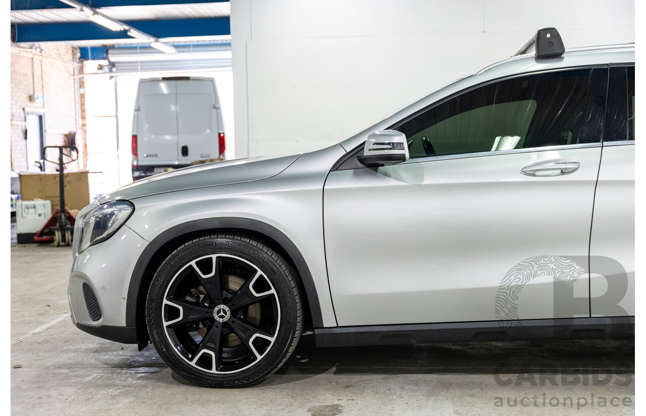 07/2017 Mercedes-Benz GLA 250 4MATIC (AWD) X156 MY18 4d Wagon Polar Silver Metallic Turbo 2.0L