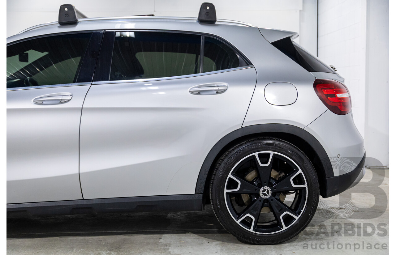 07/2017 Mercedes-Benz GLA 250 4MATIC (AWD) X156 MY18 4d Wagon Polar Silver Metallic Turbo 2.0L