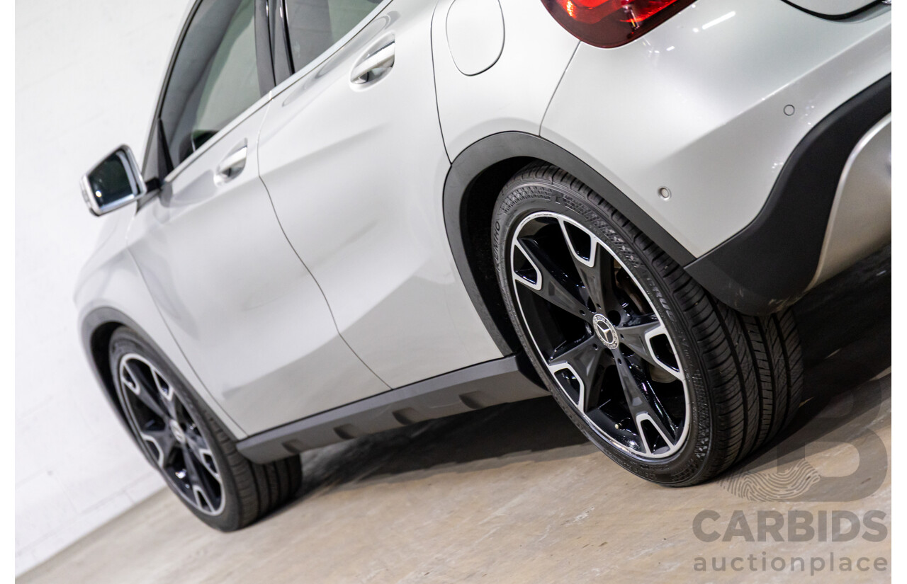 07/2017 Mercedes-Benz GLA 250 4MATIC (AWD) X156 MY18 4d Wagon Polar Silver Metallic Turbo 2.0L
