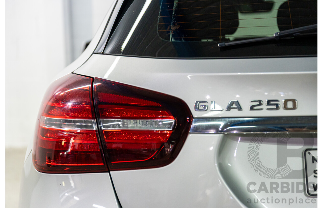 07/2017 Mercedes-Benz GLA 250 4MATIC (AWD) X156 MY18 4d Wagon Polar Silver Metallic Turbo 2.0L