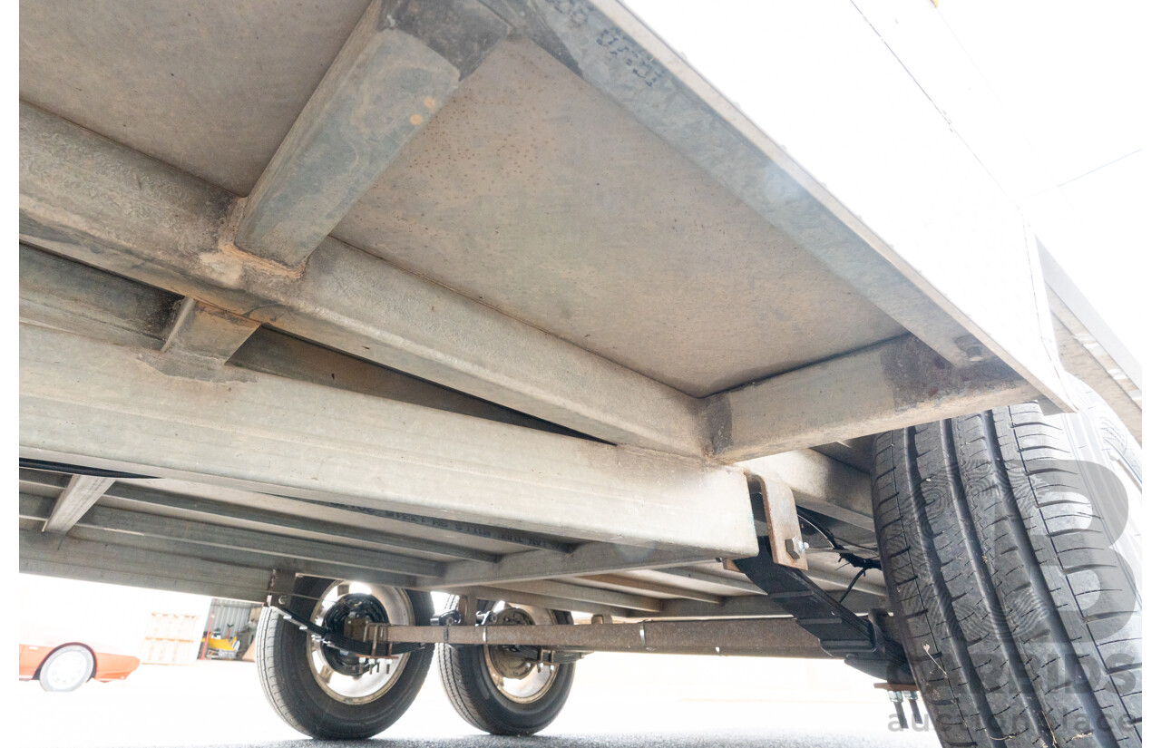 01/2014 All Star Metal Fabrication 'The Pig'  Enclosed Vehicle Trailer with Electric Tailgate & Solar