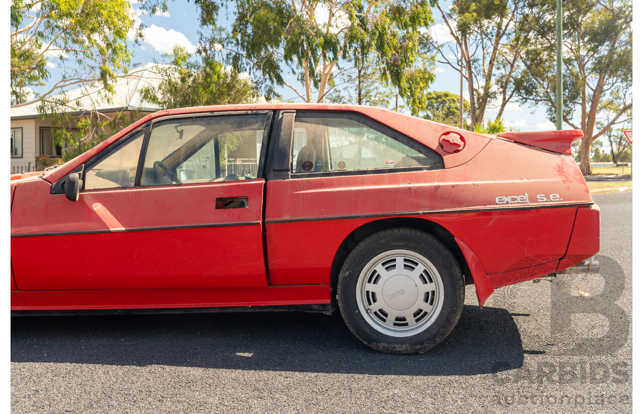 01/1986 Lotus Eclat Excel S.E. 2d Coupe Calypso Red 2.2L - Personal Import 10/1994