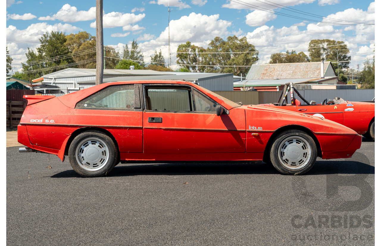 01/1986 Lotus Eclat Excel S.E. 2d Coupe Calypso Red 2.2L - Personal Import 10/1994