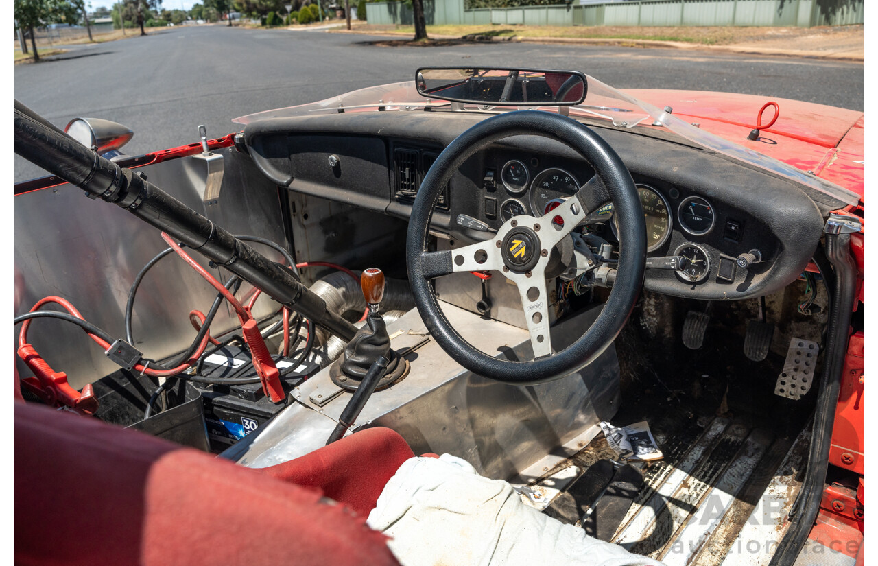 2/1977 British Leyland M.G. MGB 2d Roadster Red 1.8L - Modified and CAMS Logbooked for Hillclimb / Rally