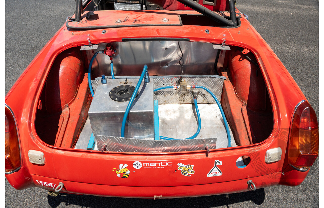 2/1977 British Leyland M.G. MGB 2d Roadster Red 1.8L - Modified and CAMS Logbooked for Hillclimb / Rally
