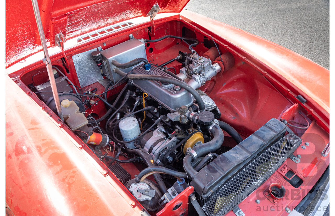 2/1977 British Leyland M.G. MGB 2d Roadster Red 1.8L - Modified and CAMS Logbooked for Hillclimb / Rally