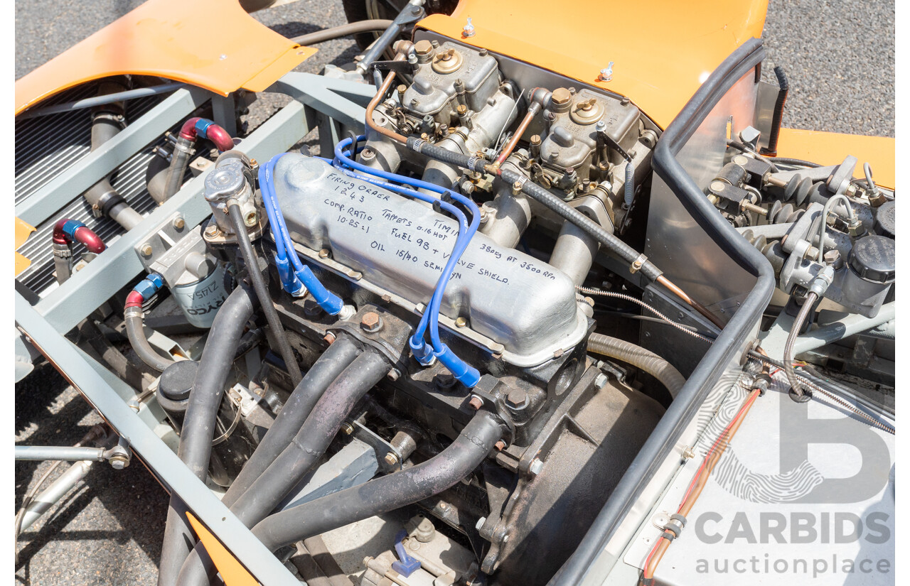 Circa 1988 Clubman Sports 1300 CRD Racing Car Orange 1.3L - CAMS Logbooked