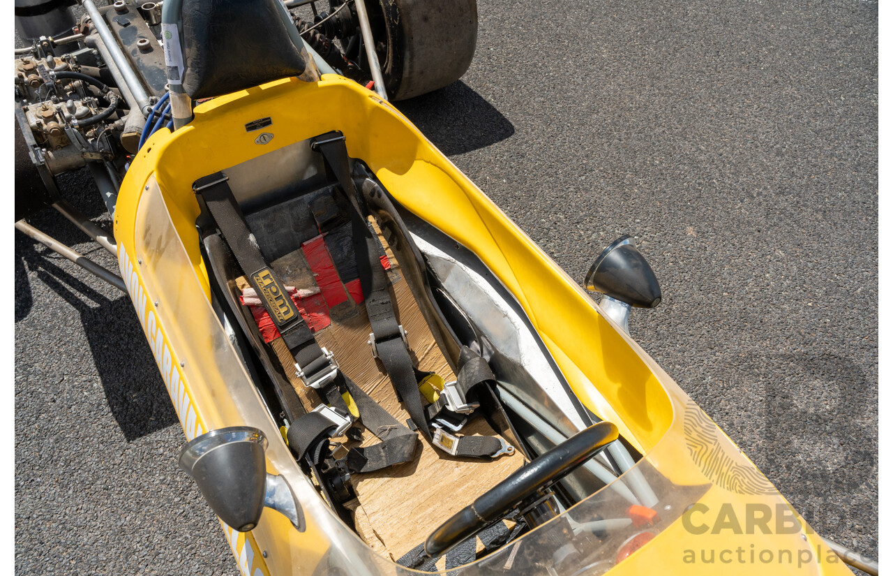 Circa 1969 Renmax F2/BN3 Race Car Yellow Alfa Romeo 1.6L - CAMS Logbooked