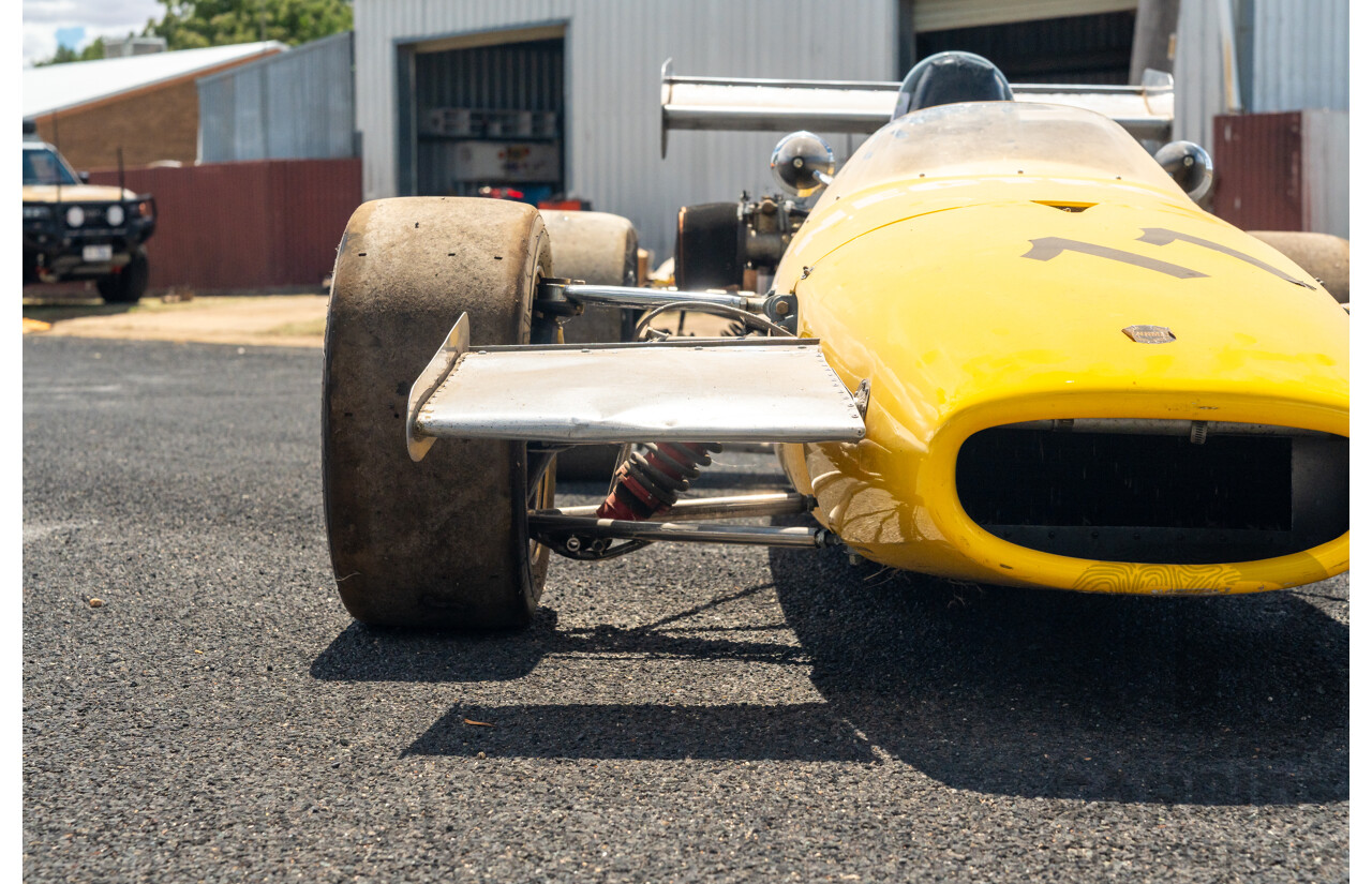 Circa 1969 Renmax F2/BN3 Race Car Yellow Alfa Romeo 1.6L - CAMS Logbooked