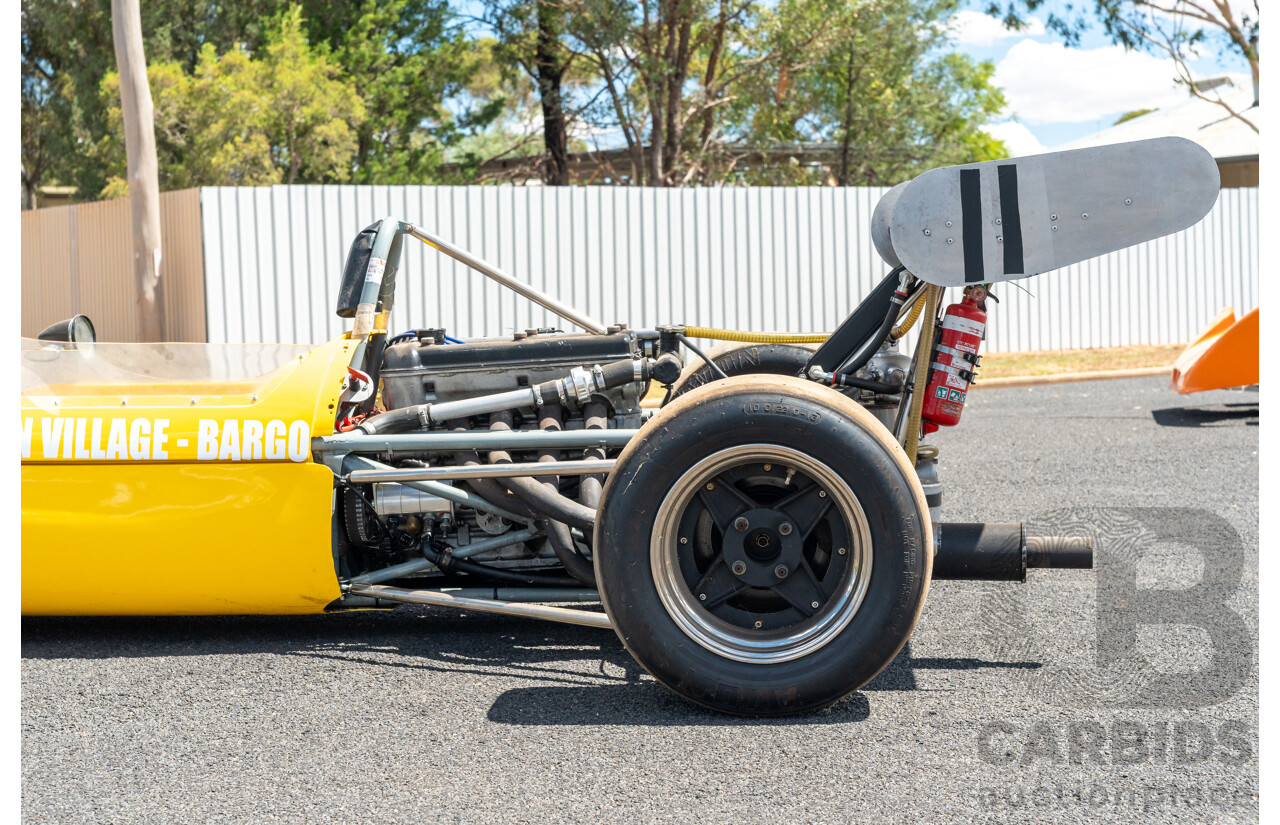 Circa 1969 Renmax F2/BN3 Race Car Yellow Alfa Romeo 1.6L - CAMS Logbooked