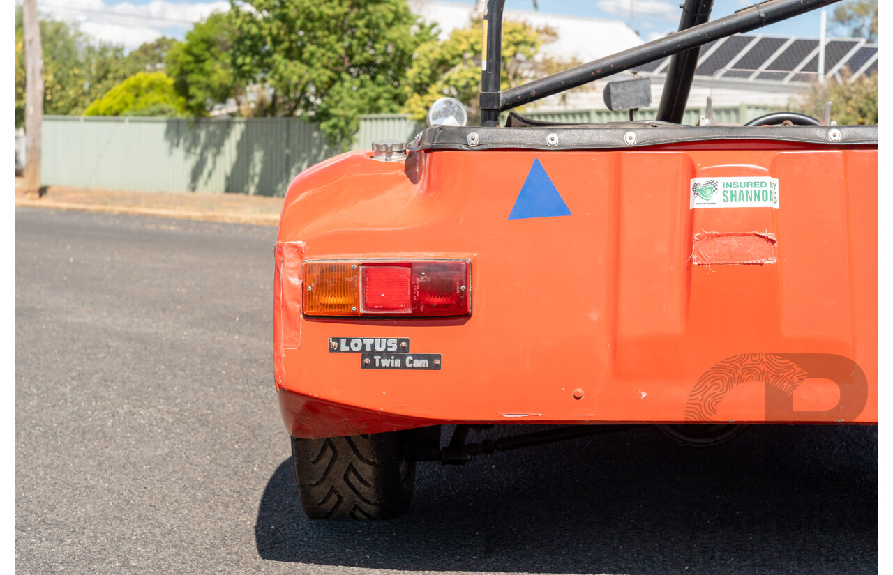 01/1978 Lotus Seven Mk4 (Steel Brothers New Zealand) 2d Roadster Red 1.6L - CAMS Logbooked
