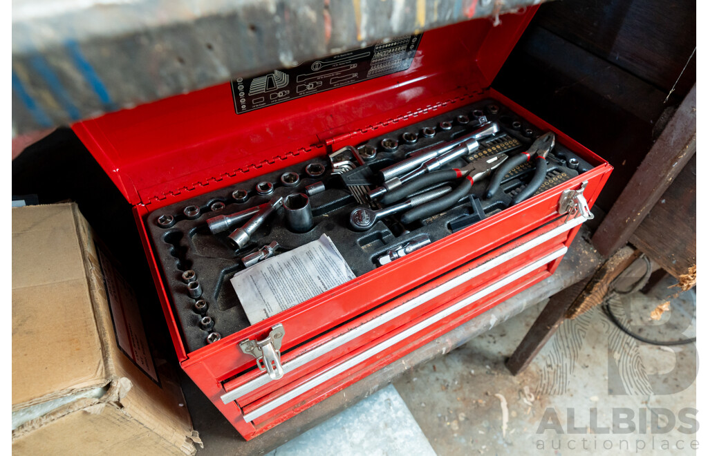 Bench Top Tool Chest Including Tools