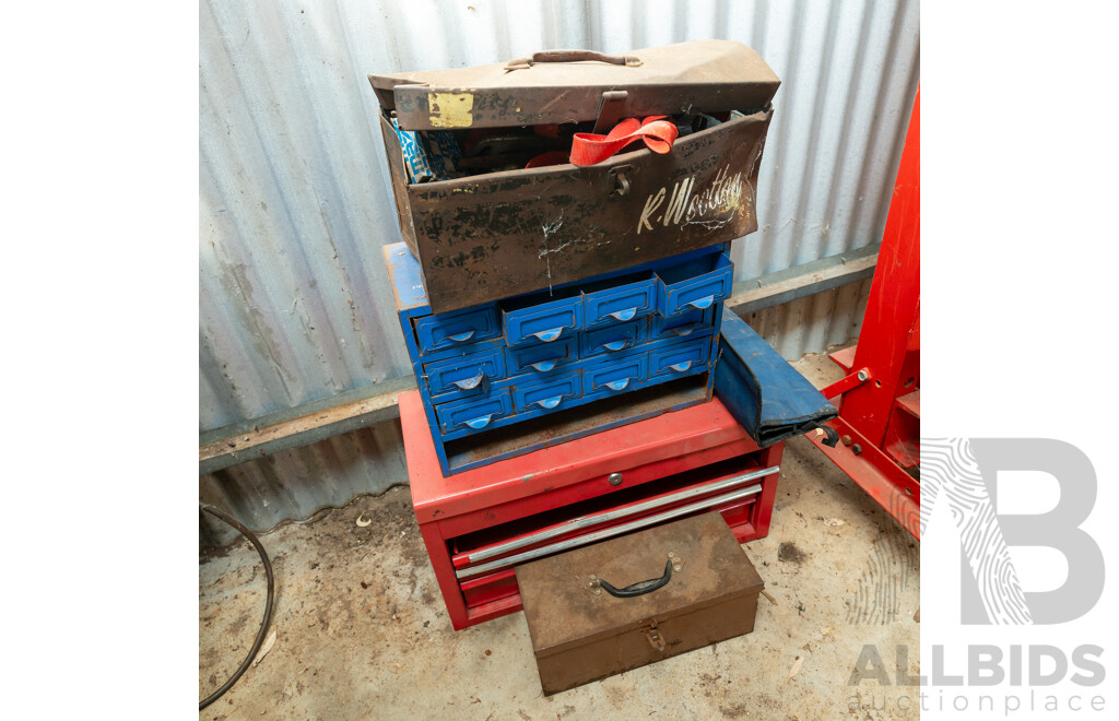 Assorted Tool Chests and Contents