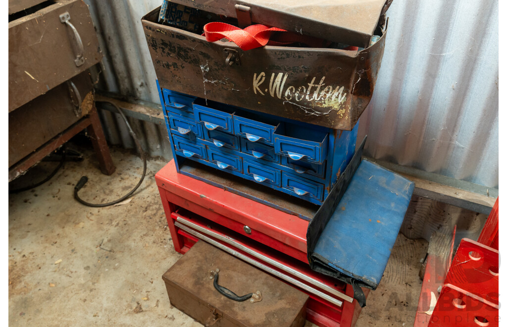 Assorted Tool Chests and Contents